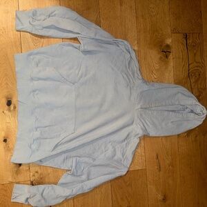 WeWoreWhat light blue sweatshirt